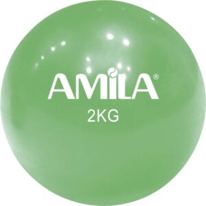 Μπάλα toning ball με άμμο 2kg πράσινη -84708-