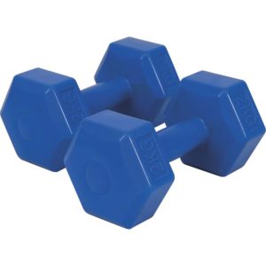 αλτηράκια - βαράκια πλαστικά 2 kg (ζεύγος) μπλε -44531-